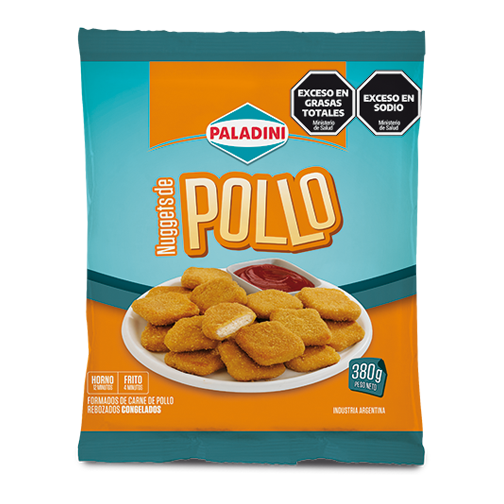 Paladini - Nuggets de pollo congelados 380g - Rebozados